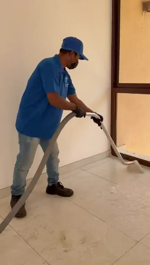 شفط المياه بعد الغسيل العميق